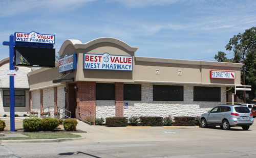A picture of the Best Value Pharmacies West Pharmacy store