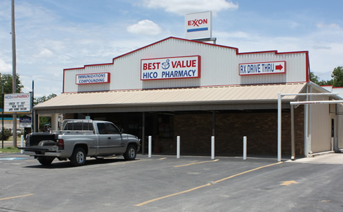 A picture of the Best Value Pharmacies Hico, Texas store